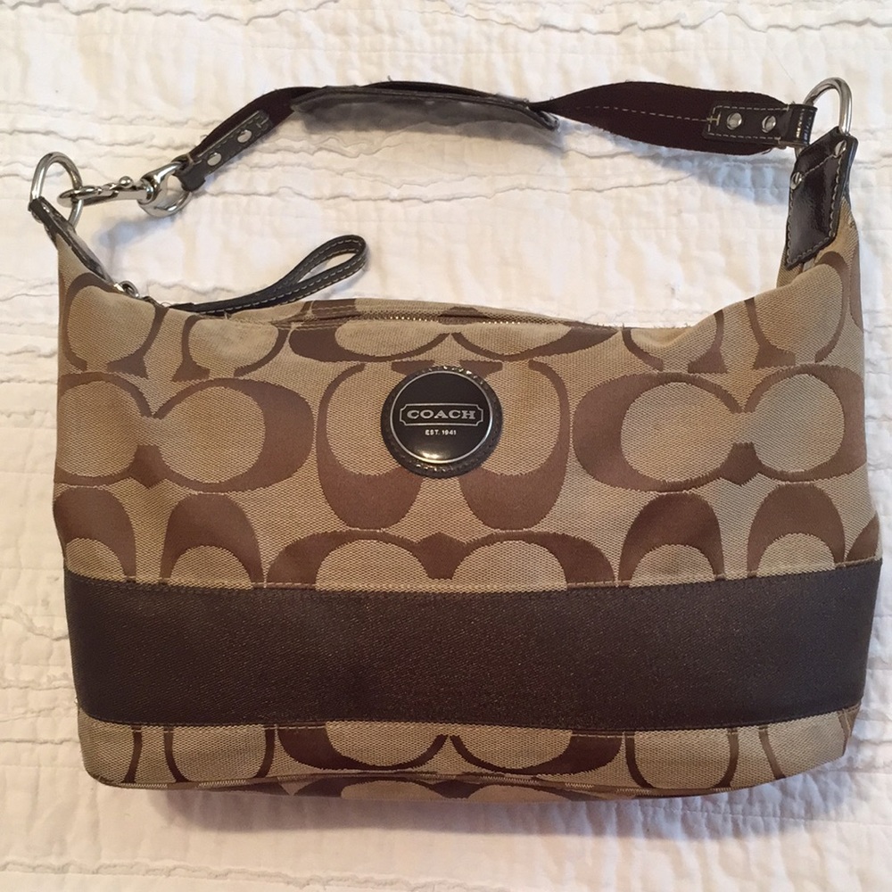 SOLD‼️ Coach Purse monogram brown